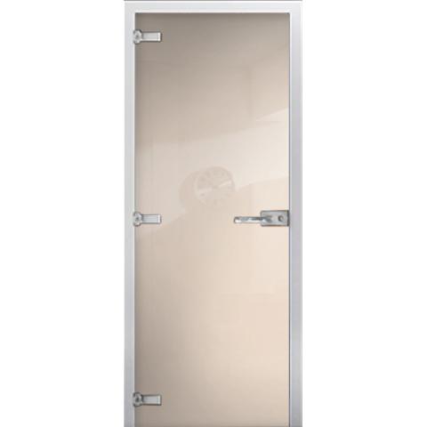 Cтеклянная межкомнатная дверь DS RAL 9001