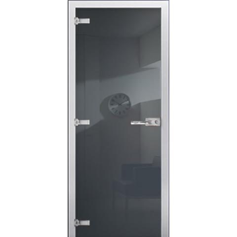 Cтеклянная межкомнатная дверь DS RAL 7031