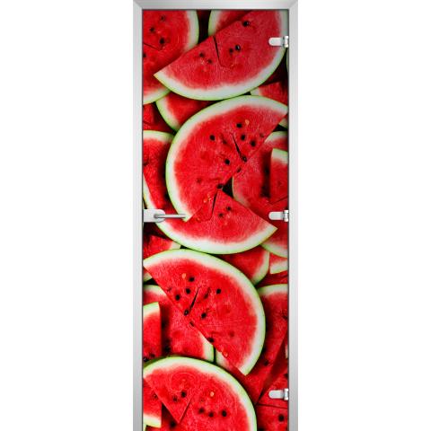 Дверь стеклянная DS Fruite-01