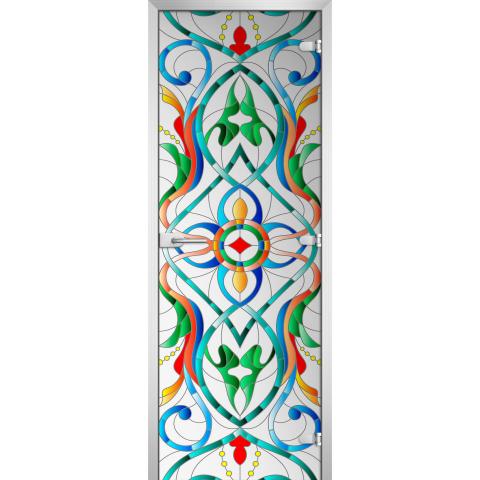 Дверь стеклянная Stained Glass-08