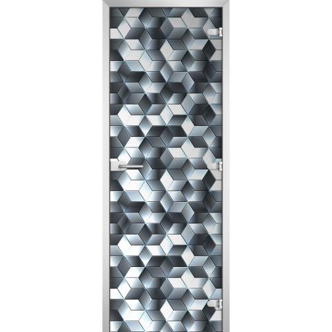 Дверь стеклянная DS Texture-11